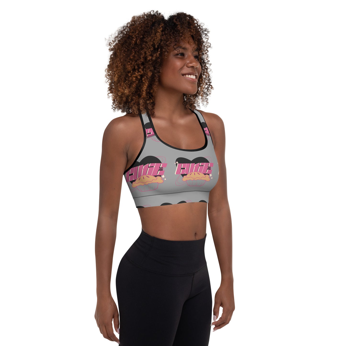 "CutiePie" Padded Sports Bra