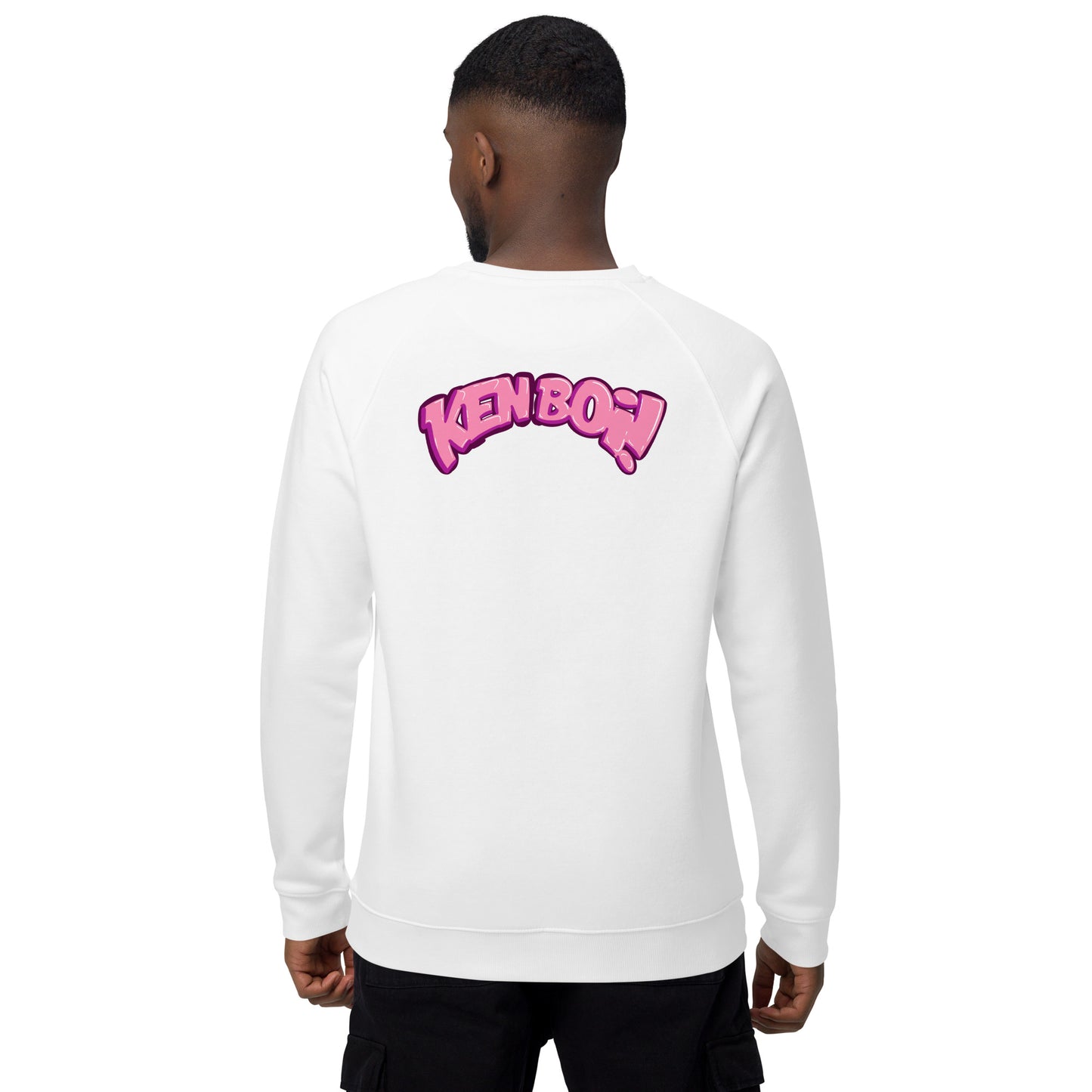 "LoveStuck" Unisex organic raglan sweatshirt